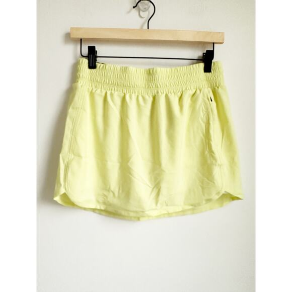 NWT prAna Peak to Pavement Skort Lime Squeeze Neon Small - Picture 2 of 7